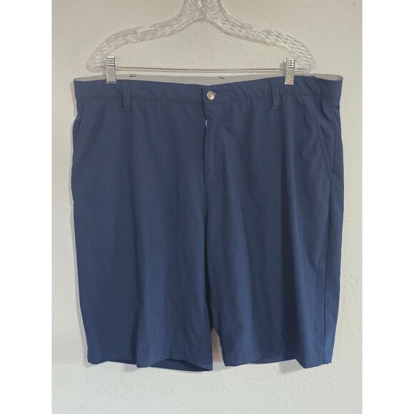 Adidas Performance Mens Navy Golf Shorts Athletic Stretch Sz 40 - Picture 1 of 4